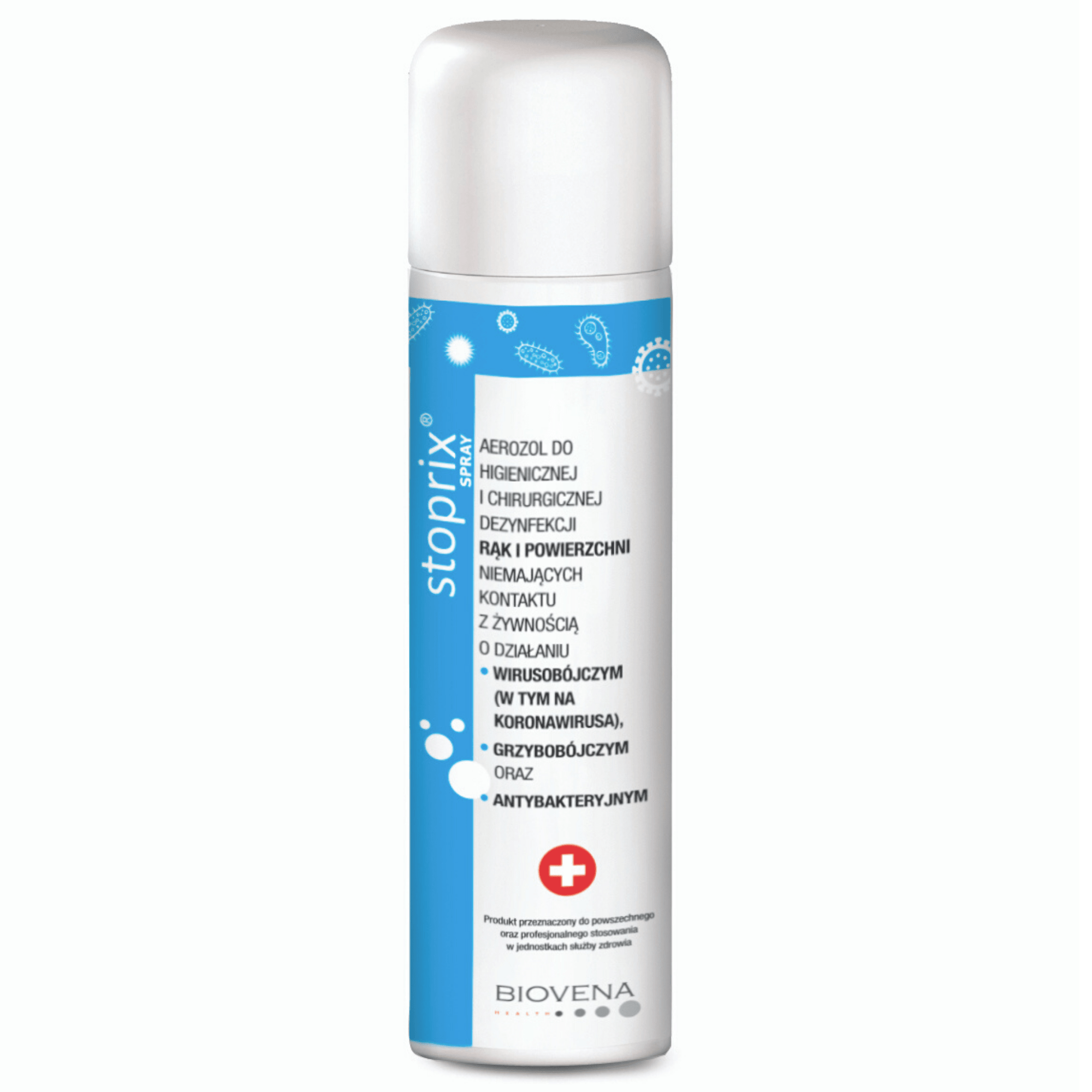Biovena Stoprix sprej do dezynfekcji rąk i powierzchni 2w1, 150 ml
