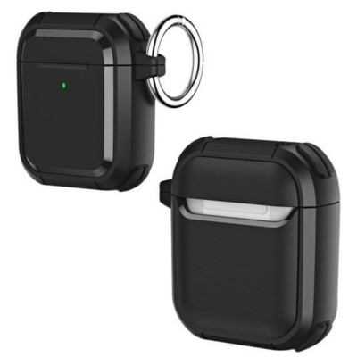 Etui na słuchawki BELINE Solid do Apple AirPods 1/2 Czarny