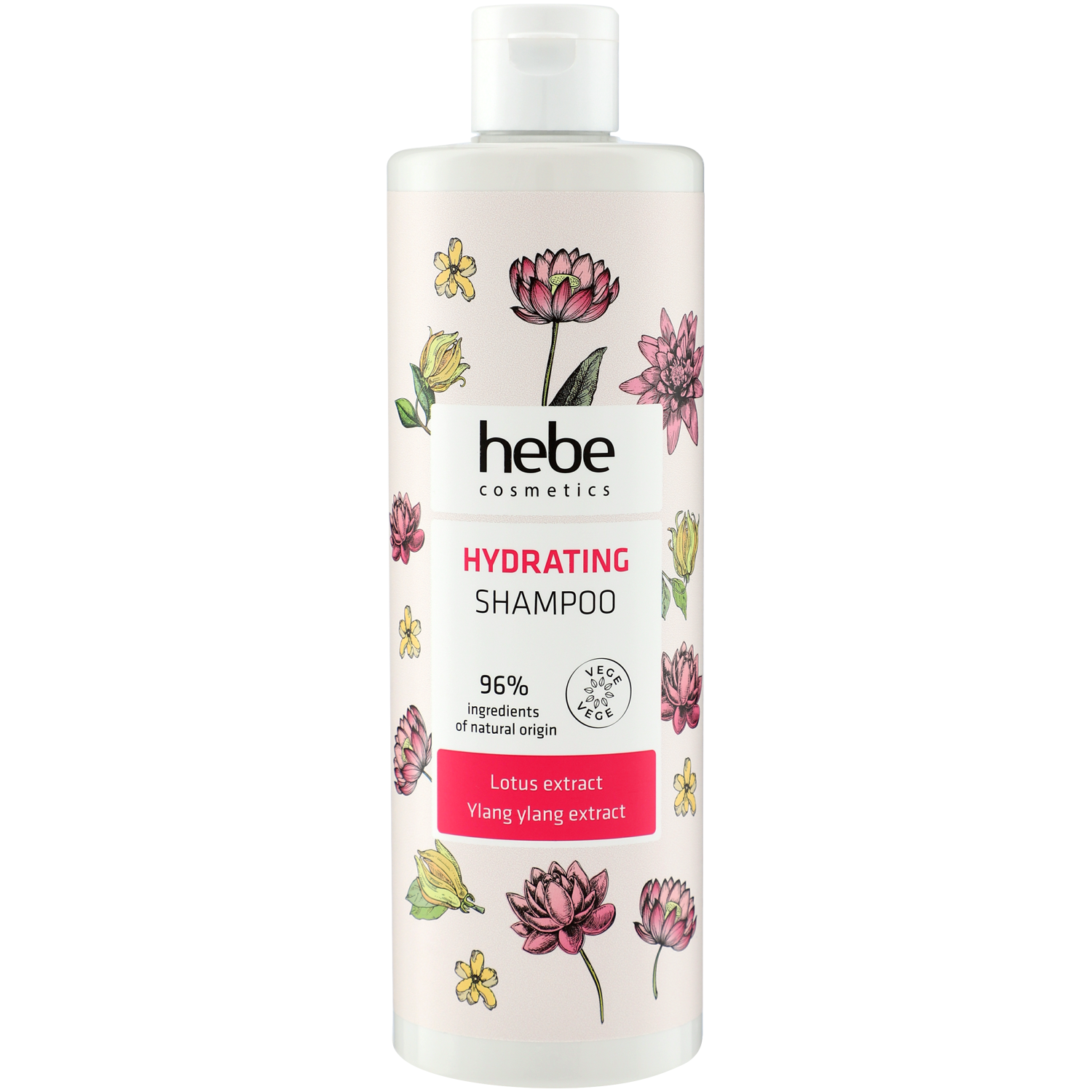 Hebe Cosmetics Hydrating Shampoo nawilżający szampon do włosów, 400 ml