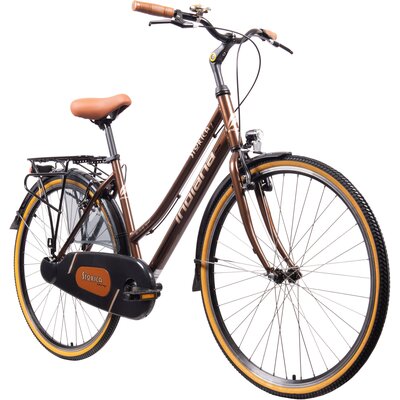 Rower miejski INDIANA Storica 130 1B D19 28 cali damski Brązowy