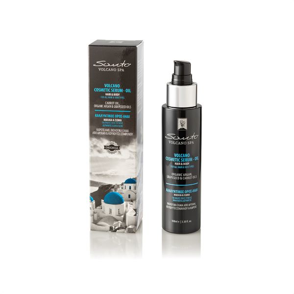 Santo Volcano Spa olej-serum do ciała i włosów - przeciw rozstępom i zniszczonym końcówkom włosów, 100 ml