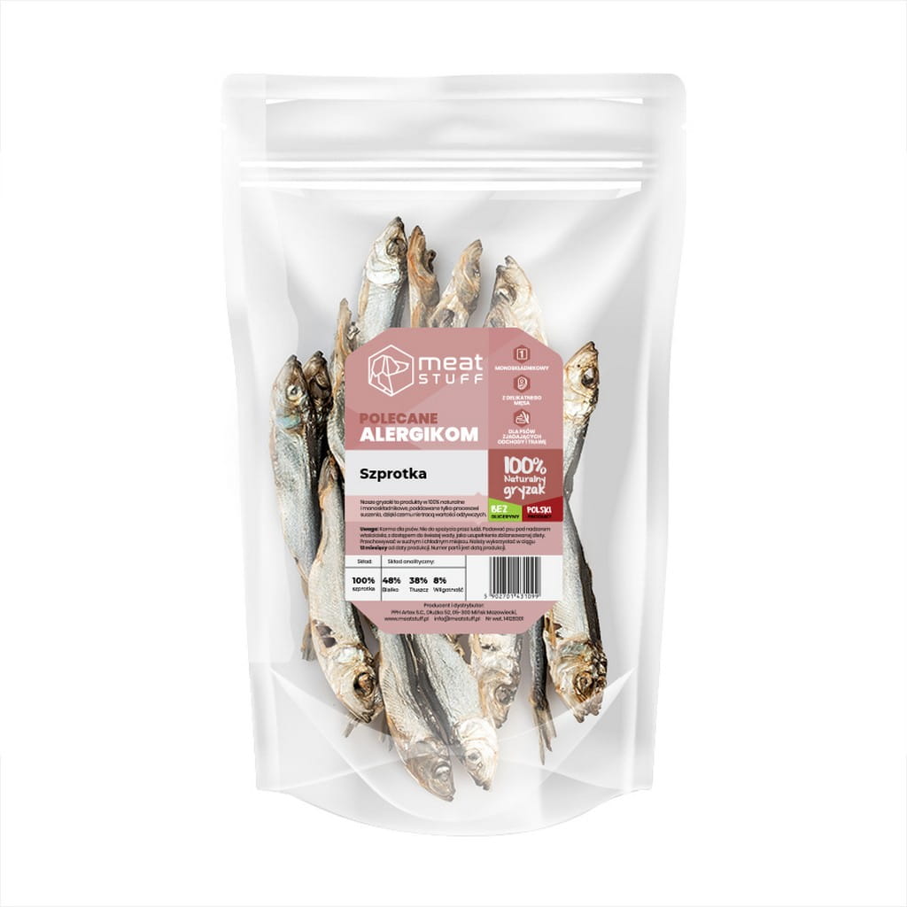 MEAT STUFF Suszone szprotki 100g