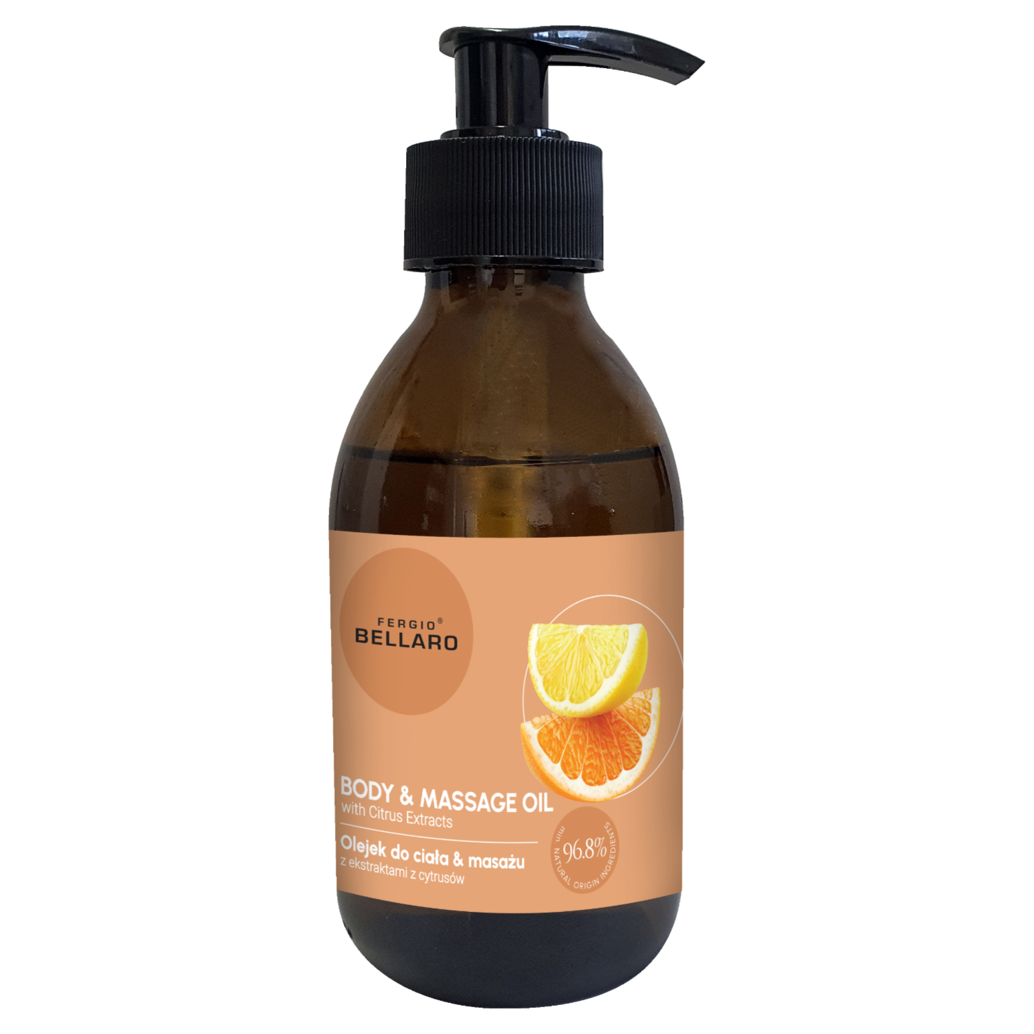 Fergio Bellaro Skin Food olejek do ciała i masażu z ekstraktami z cytrusów, 200 ml