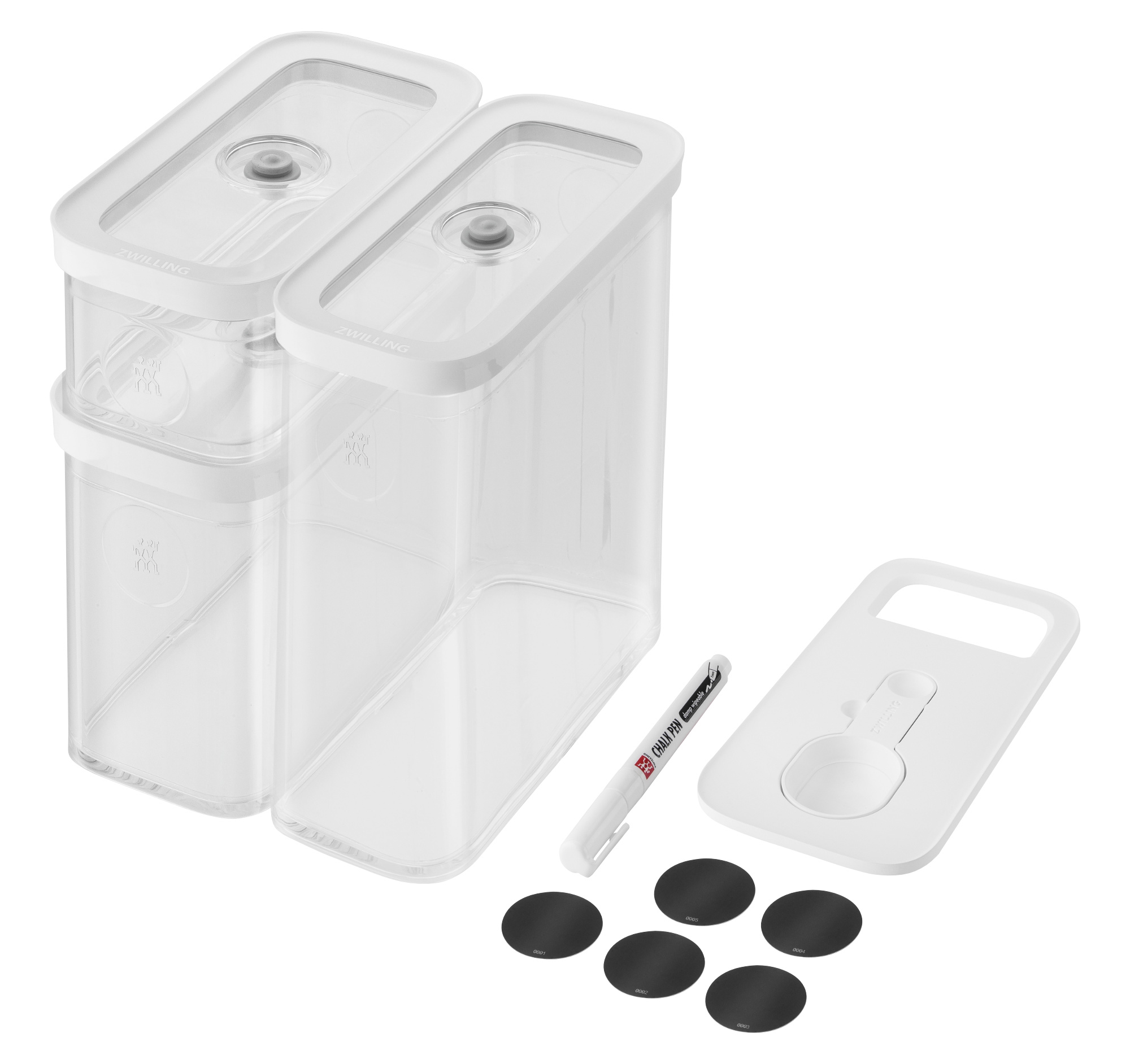 Zwilling - Zestaw 3 pojemników plastikowych M Fresh&Save Cube