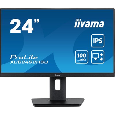 Monitor IIYAMA ProLite XUB2492HSU-B6 23.8" 1920x1080px IPS 100Hz 0.4 ms [MPRT]
