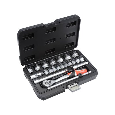 Zestaw kluczy nasadowych YATO YT-38561 (22 elementów)