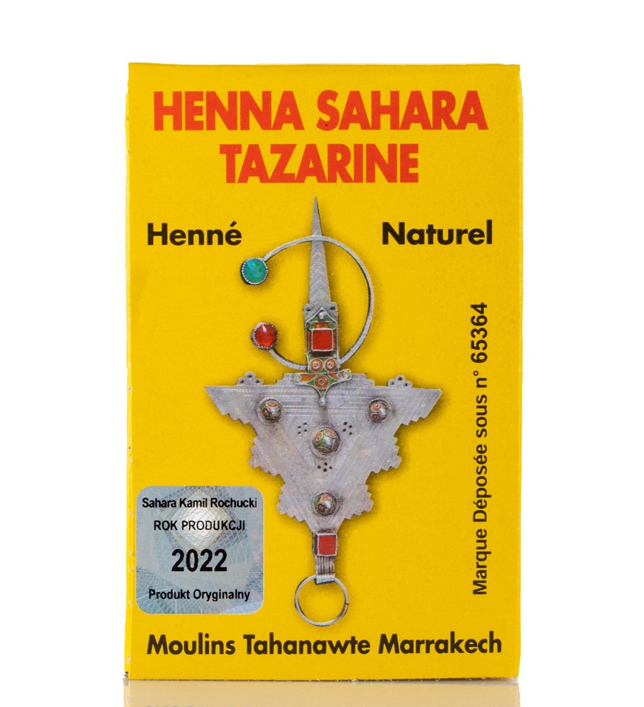 Sahara Tazarine Henna Marokańska ziołowa farba do włosów, 100 g