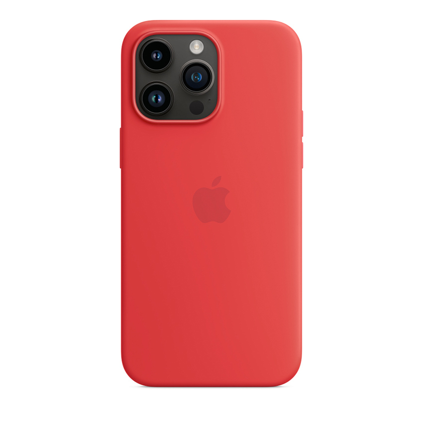 Apple iPhone 14 Pro Max Silicone Case with MagSafe - (PRODUCT)RED
