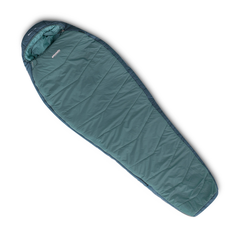 Śpiwór turystyczny Pinguin TREKKING PFM petrol - 205 lewy