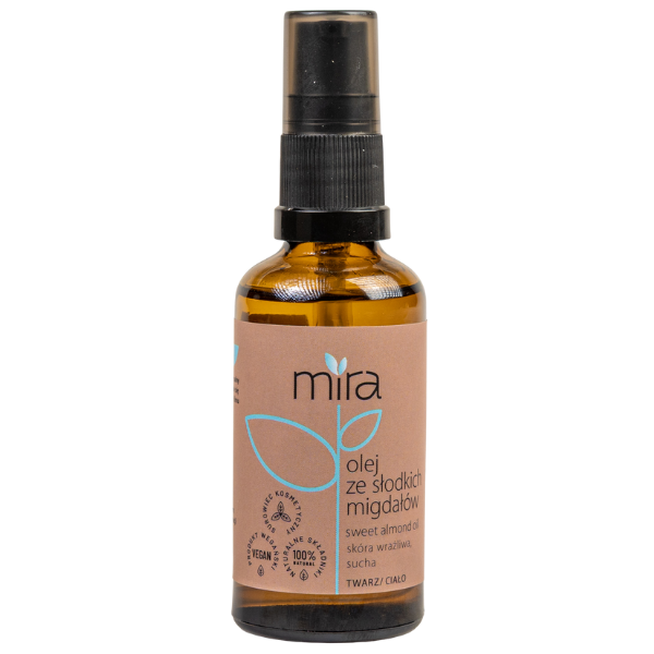 Mira Oleje olej ze słodkich migdałów rafinowany, 50 ml