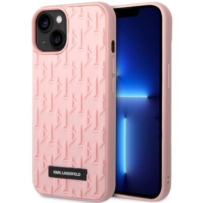 Etui KARL LAGERFELD 3D Monogram Hard Case do Apple iPhone 14 Różowy