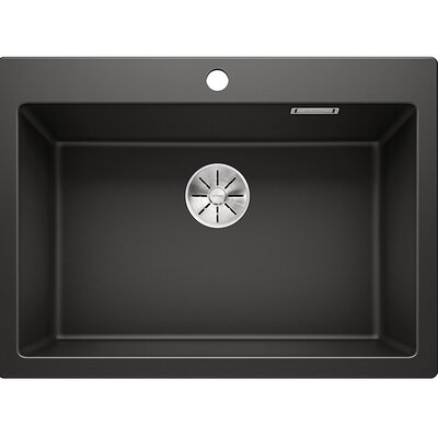 Zlewozmywak jednokomorowy BLANCO Pleon 8 525957 Czarny 51 x 70