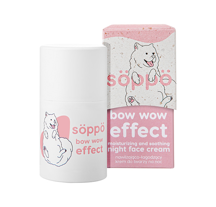 Söppö Bow Wow Effect regenerujący krem do twarzy na noc, 50 ml