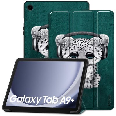 Etui na Galaxy Tab A9+ TECH-PROTECT SmartCase Sad Cat