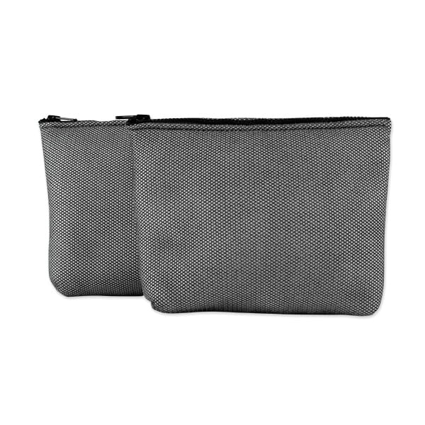 Bowi Czarny zestaw: kosmetyczka czarna z drobnymi oczkami, 2 szt.