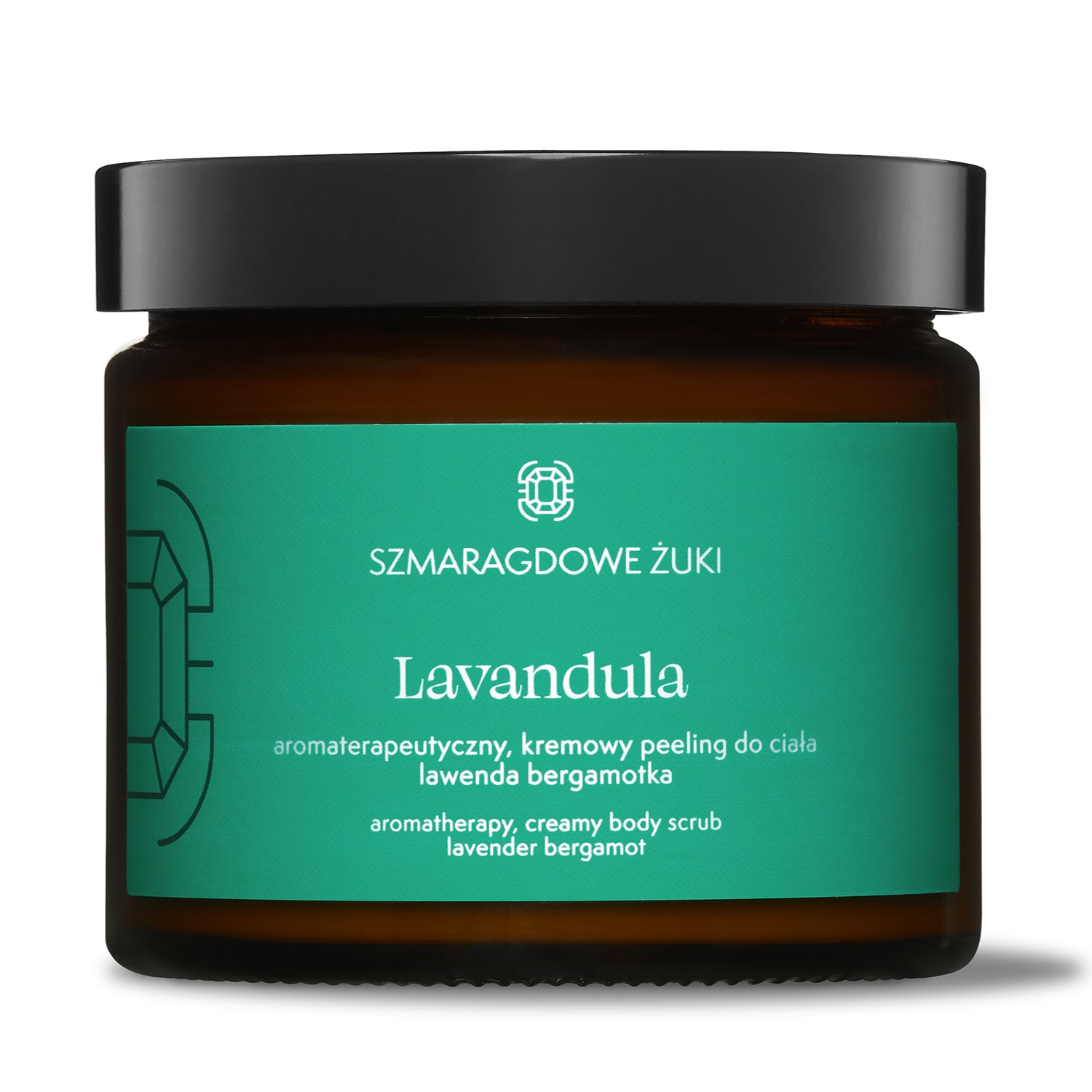 Szmaragdowe Żuki Lavandula aromaterapeutyczny kremowy peeling do ciała – lawenda bergamotka, 270 g