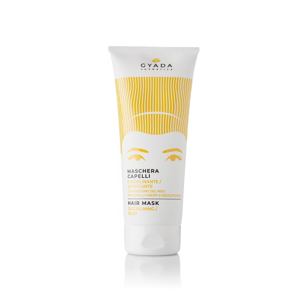 Gyada Anti-frizz wygładzająca maska do włosów z proteinami ryżu, 200 ml