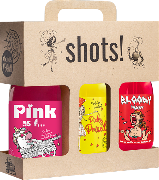 Shots! zestaw: żel pod prysznic damski, 3x500 ml