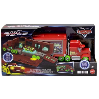 Samochód CARS Glow Racers Maniek Świecący w ciemnościach HPX76