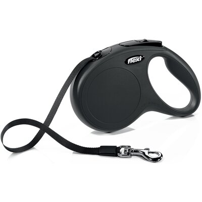 Smycz FLEXI New Classic S (5 m - 15 kg) Czarny