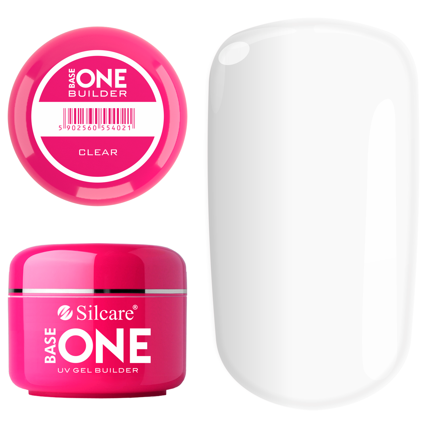 Silcare Base One żel budujący do paznokci clear, 50 g