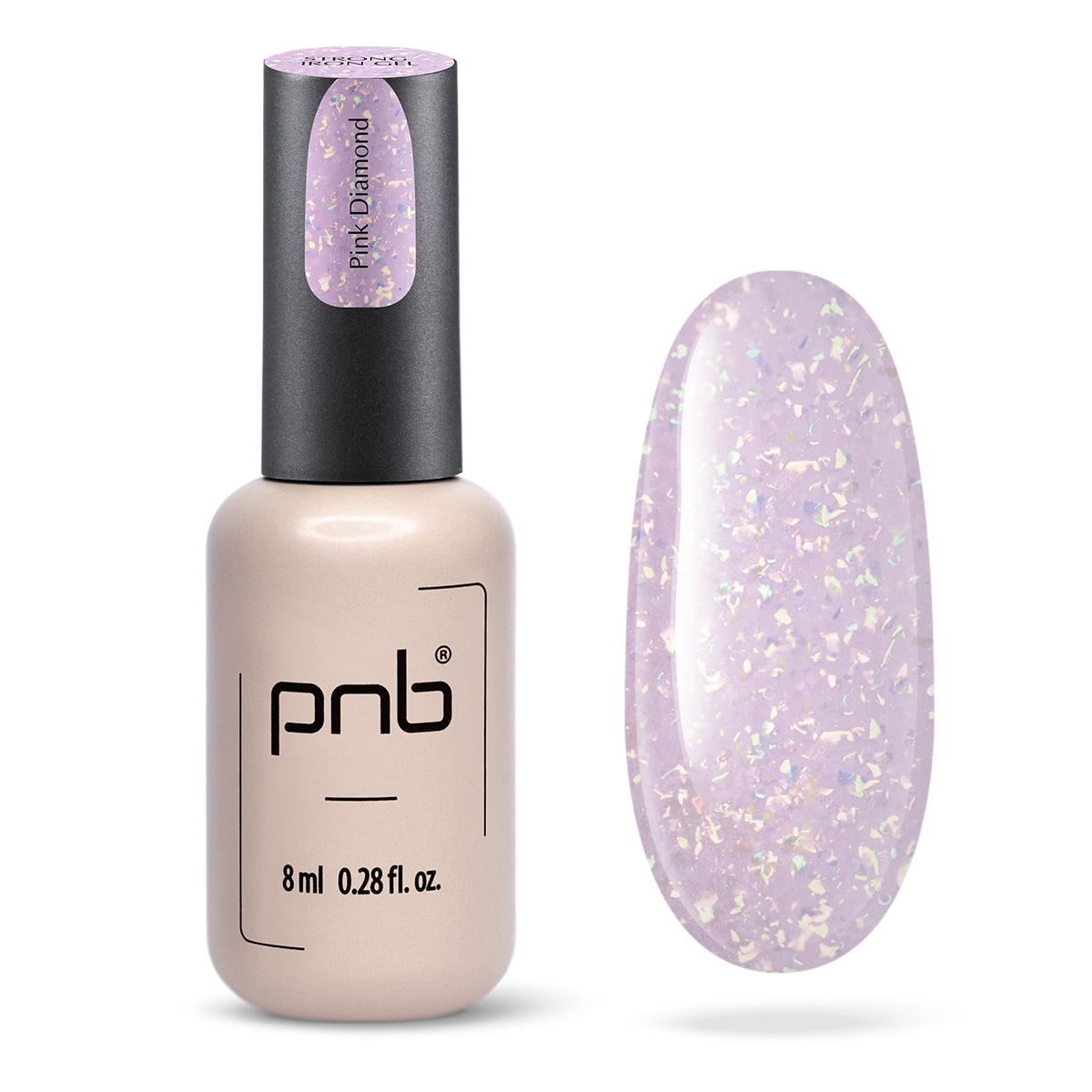 PNB Strong Iron Gel żel modelujący do paznokci UV/LED, pink diamond, 8 ml