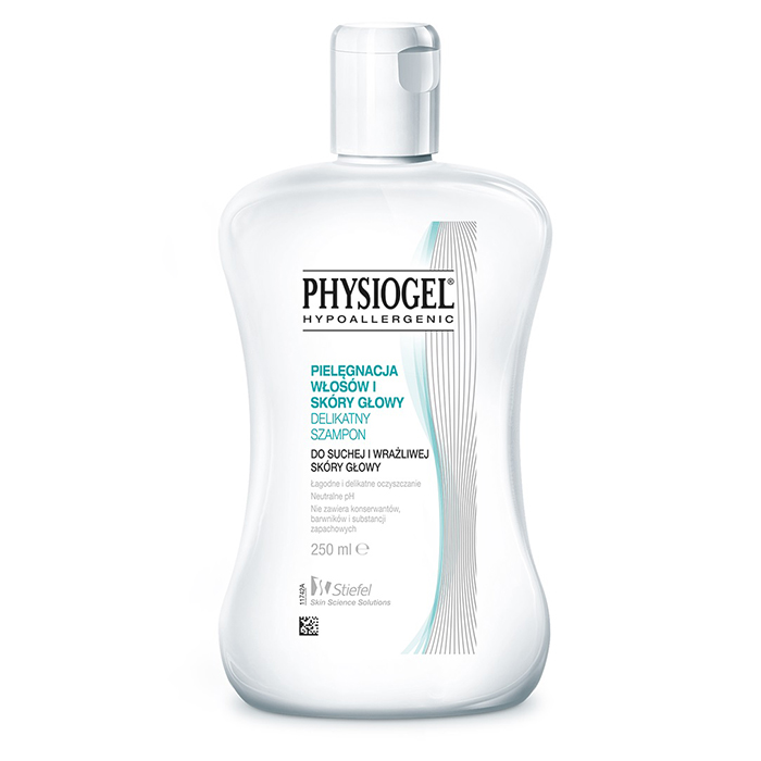 Physiogel delikatny szampon do suchej i wrażliwej skóry głowy, 250 ml