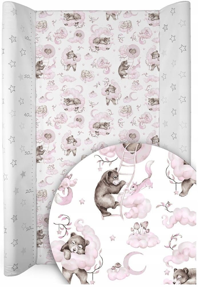 Prześcieradło na przewijak pokrowiec z gumką 70cm bawełna Babymam