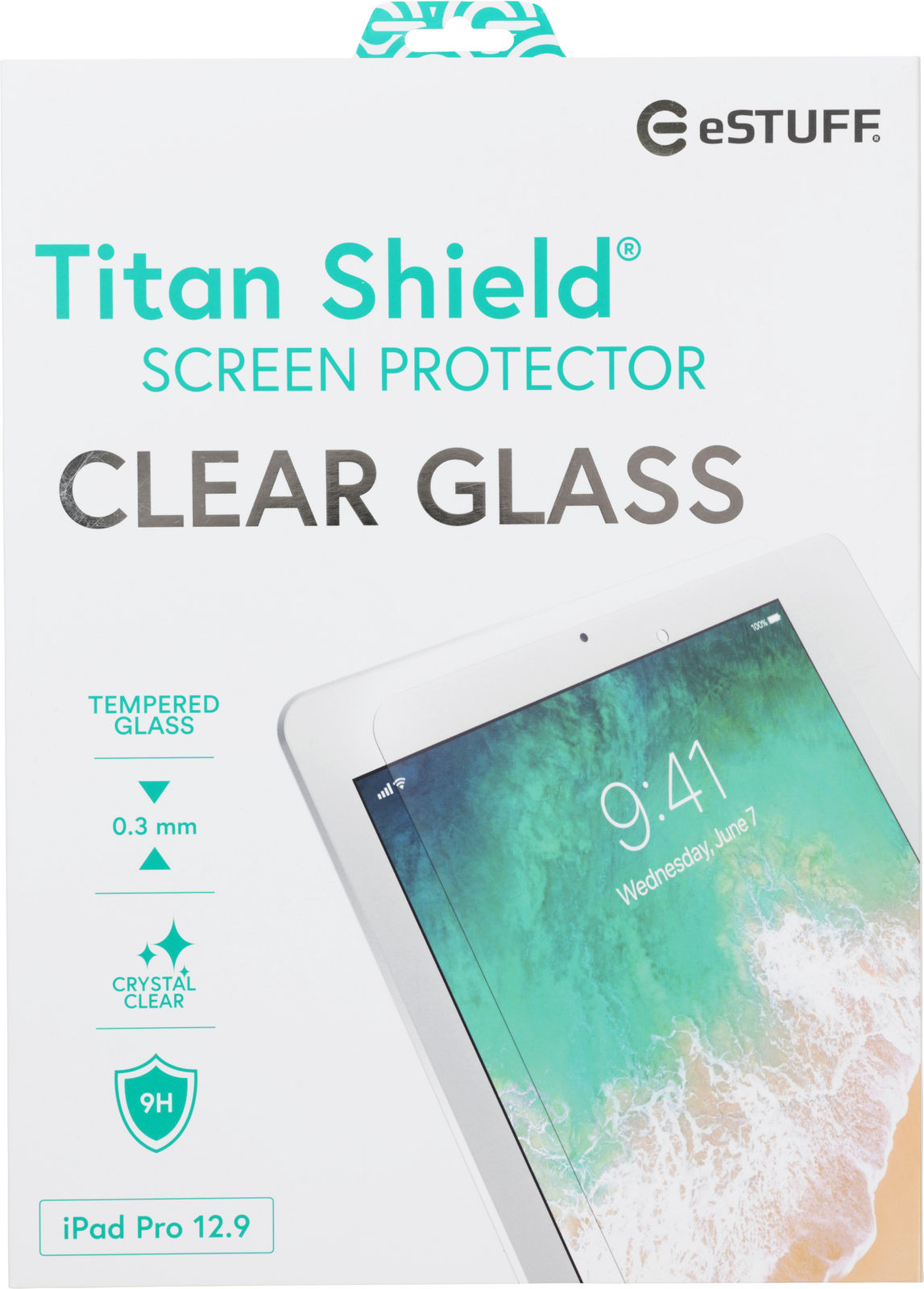 eStuff Titan Shield Screen Protector iPad Pro 12,9"- szkło ochronne do iPad Pro 12,9"