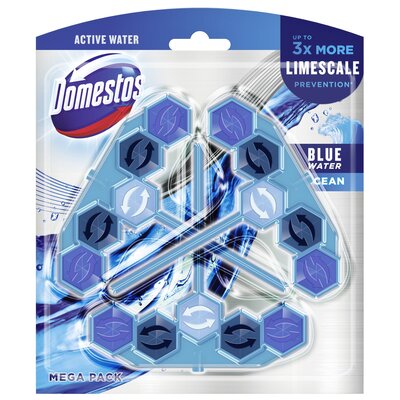 Kostka do WC DOMESTOS Active Water Ocean 3x53g