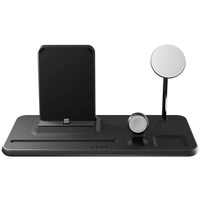 Ładowarka indukcyjna ZENS  ZEDC21B 4w1 15W Czarny Qi MagSafe