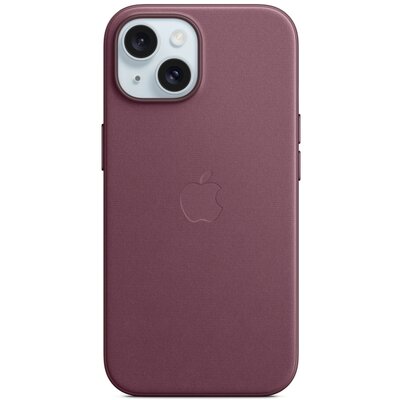 Etui APPLE FineWoven MagSafe do iPhone 15 Rubinowa morwa