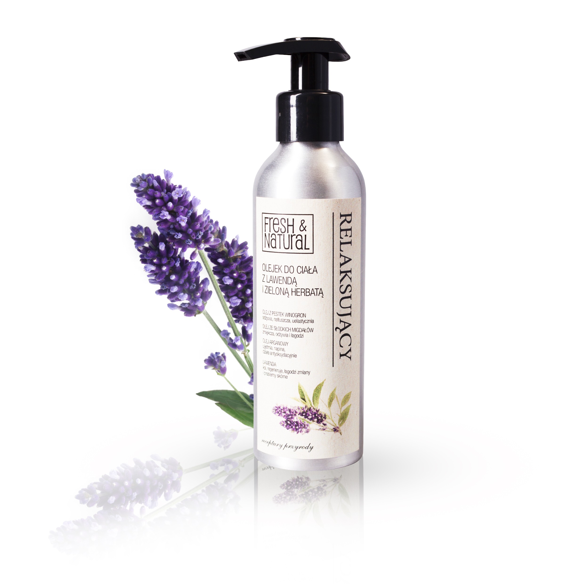 Fresh & Natural olejek do ciała relaksujący, 150 ml