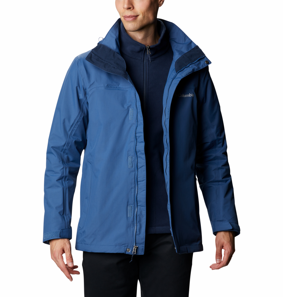 Kurtka męska 3w1 Columbia Mission Air IC night tide/collegiate navy - L
