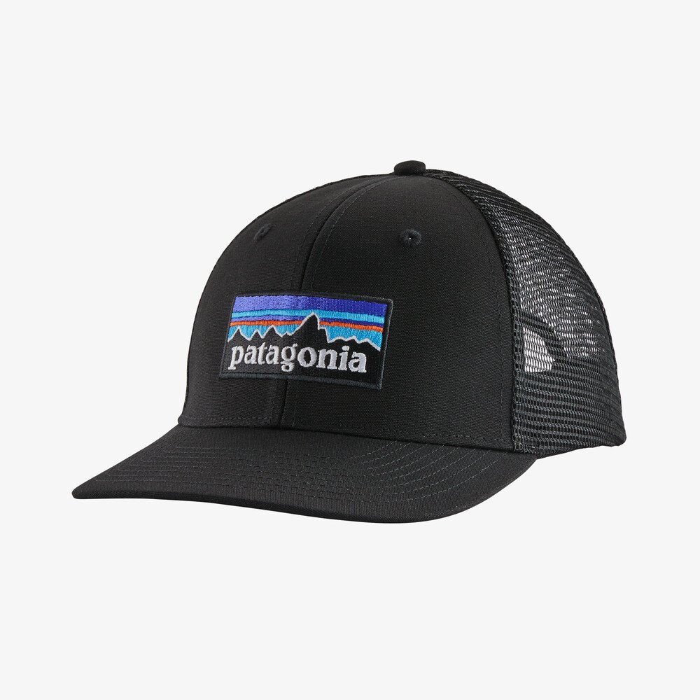 Czapka z daszkiem Patagonia P-6 Logo Trucker black - ONE SIZE