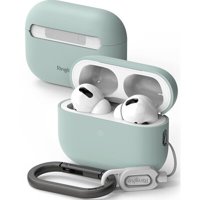 Etui na słuchawki RINGKE Silicone do Apple Airpods Pro 1/2 Jasnozielony