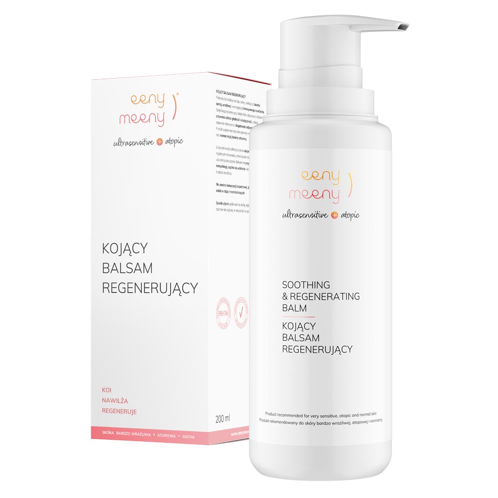 eeny meeny kojący balsam regenerujący do ciała, 200 ml