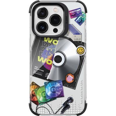 Etui LAUT Pop Retro Music do Apple iPhone 15 Pro Wielokolorowy