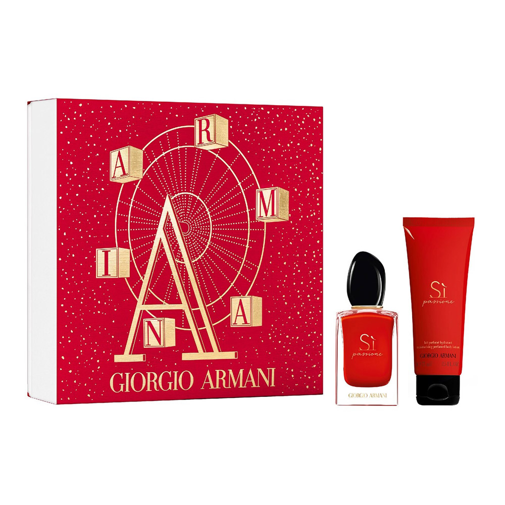 Giorgio Armani Si Passione zestaw damski: woda perfumowana, 30 ml + balsam do ciała, 75 ml
