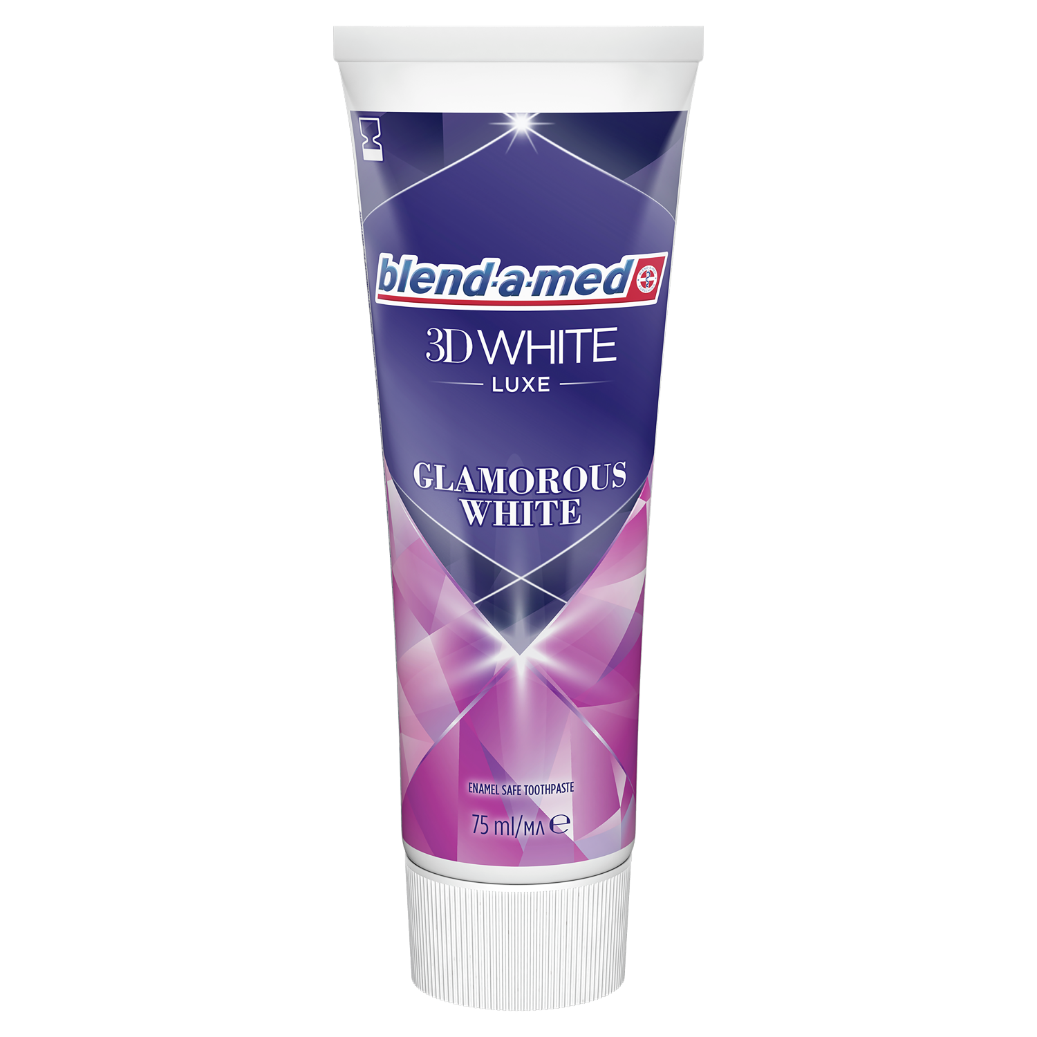 Blend-A-Med 3D White Luxe Glamorous White pasta do mycia zębów, 75 ml