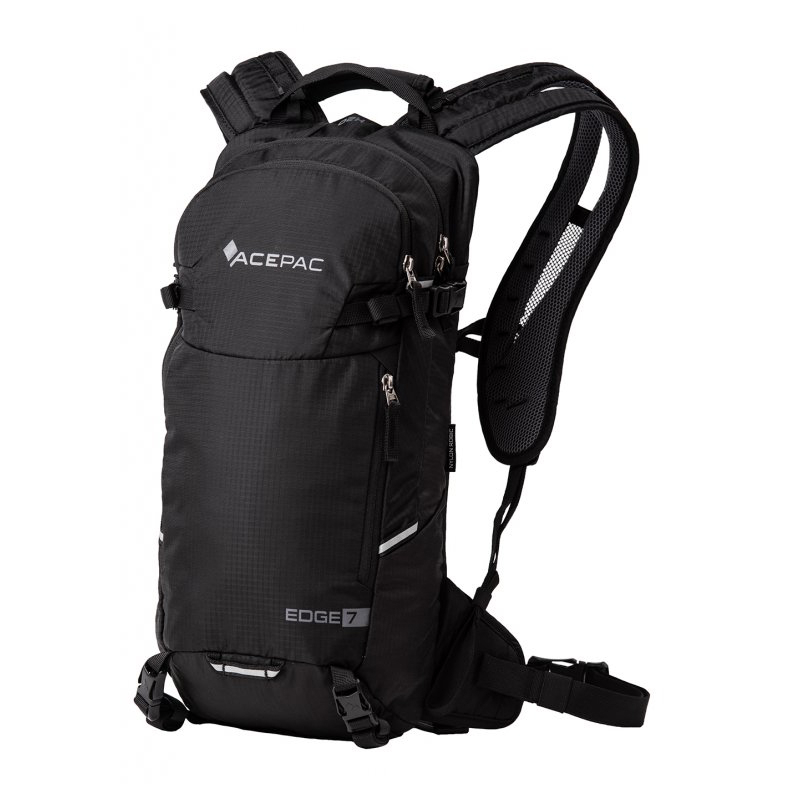 Plecak rowerowy sportowy Acepac Edge 7 MKIII black - ONE SIZE