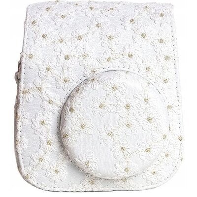 Pokrowiec LOVEINSTANT Instax Mini 11 Haftowany Biały