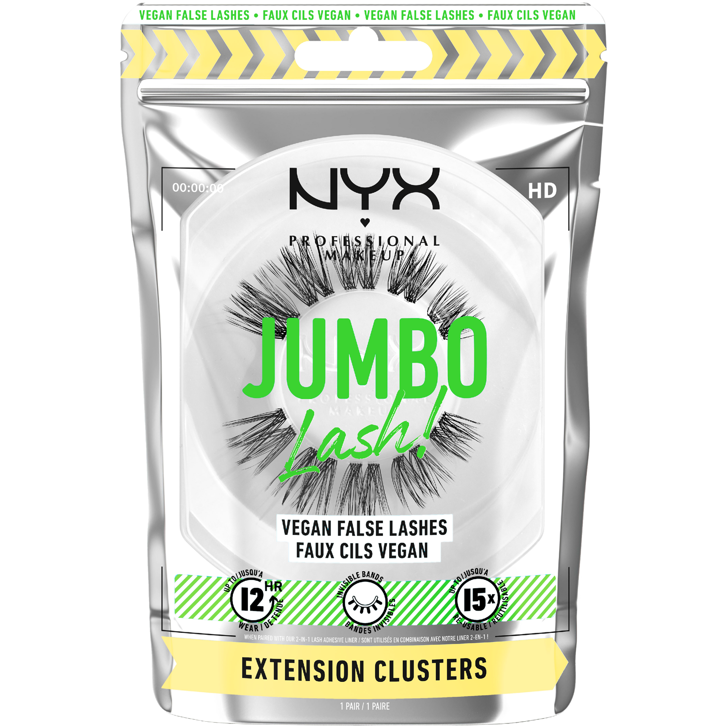 NYX Professional Makeup Jumbo Lash! sztuczne rzęsy extension clusters, 1 opak.