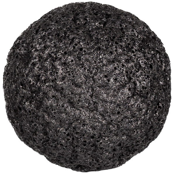 Yasumi Konjac Bambo Charcoal Men gąbka do twarzy mała, 1 szt.