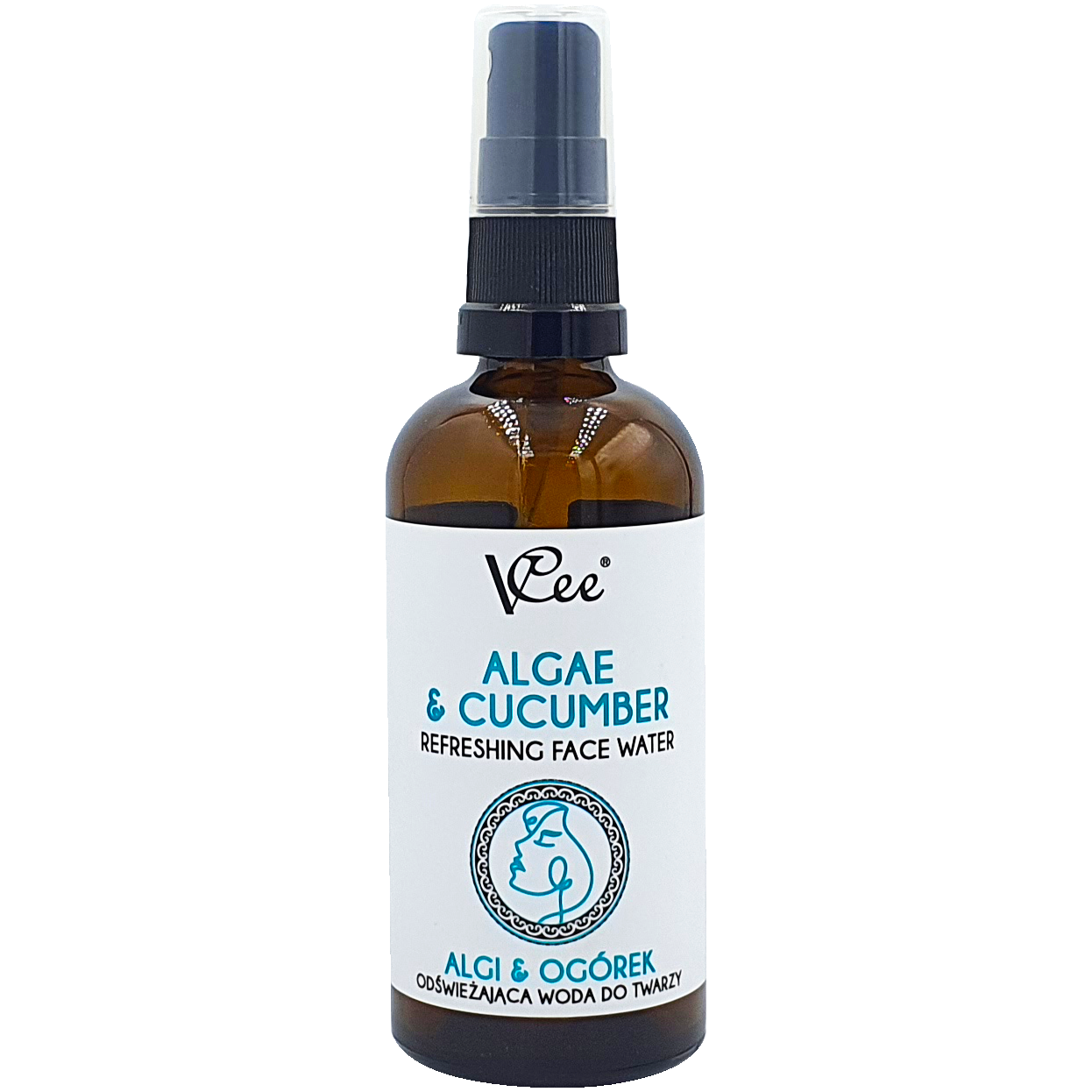 Vcee Algi+Ogórek odświeżająca woda do twarzy, 100 ml