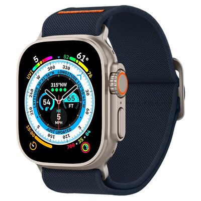 Pasek SPIGEN Fit Lite Ultra do Apple Watch 3/4/5/6/7/8/SE/Ultra (42/44/45/49mm) Granatowy