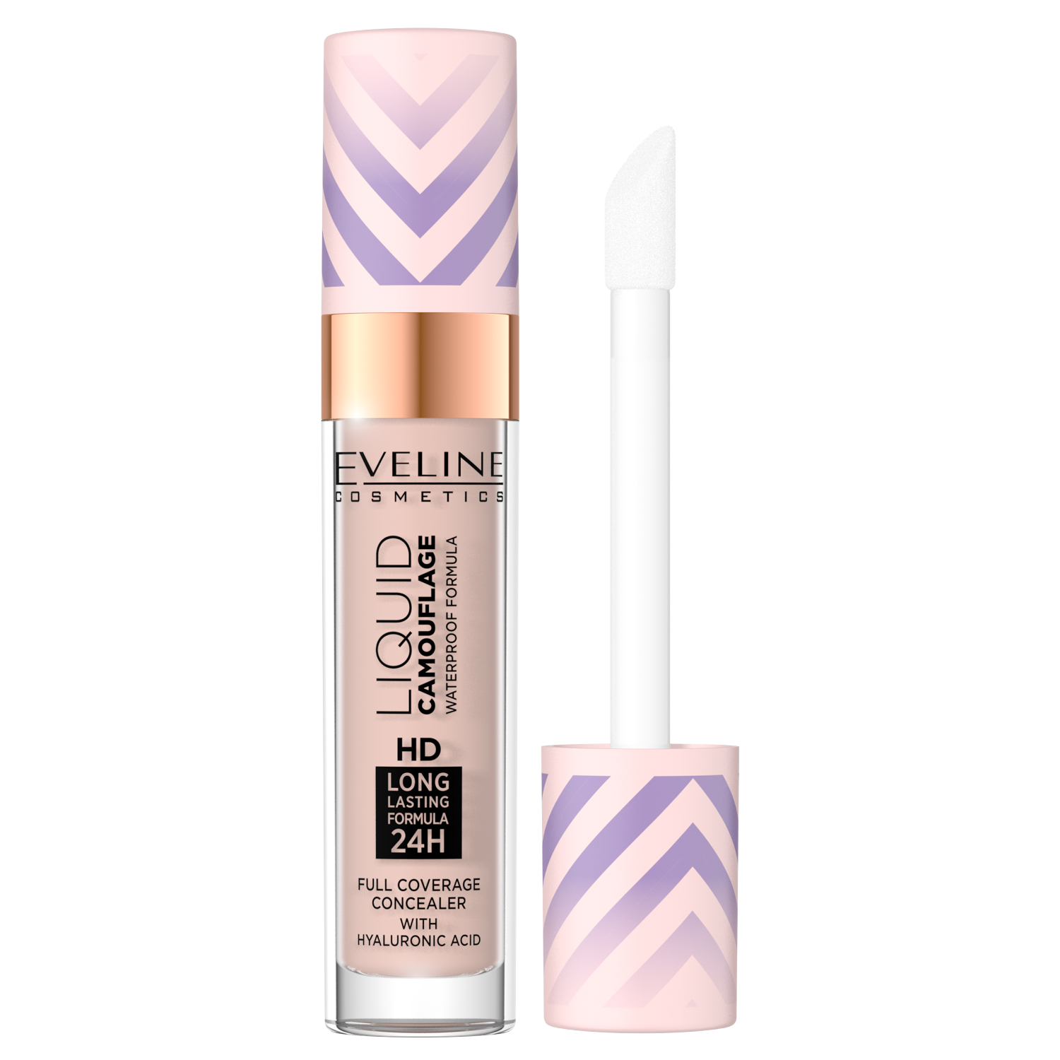 Eveline Cosmetics Liquid Camouflage wodoodporny korektor kamuflujący z kwasem hialuronowym 03 soft natural, 7 ml