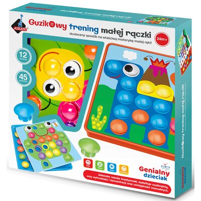 Mozaika ASKATO Genialny dzieciak Guzikowy trening małej rączki 104775