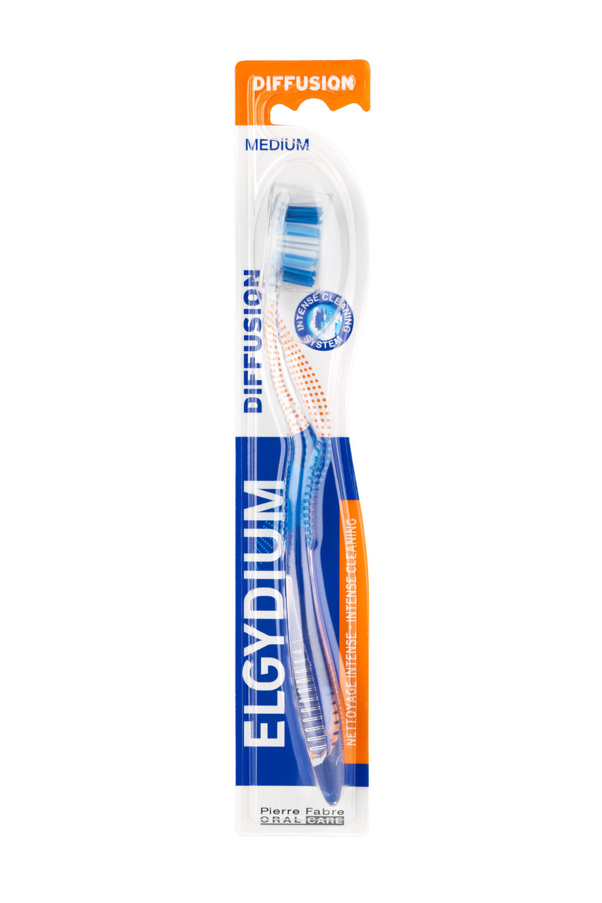 Elgydium Diffusion Medium, szczoteczka do zębów, 1 sztuka