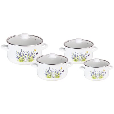 Zestaw garnków KOKO KO 5005 Lawenda (8 elementów)